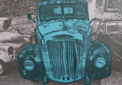 Kiwi Car Lot III Turquoise